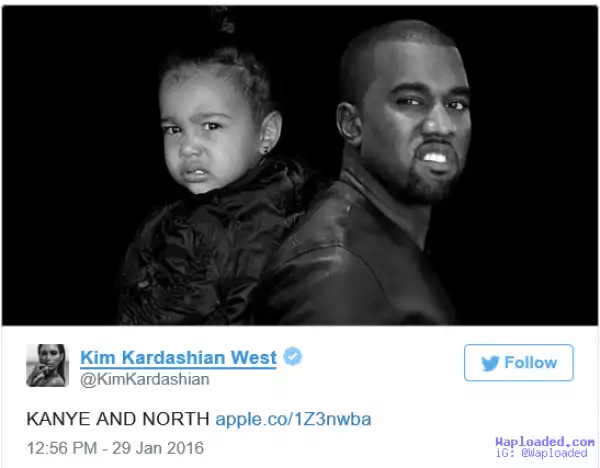 Kim K Shares Photos Of North And Dad, Kanye West Making Same Face